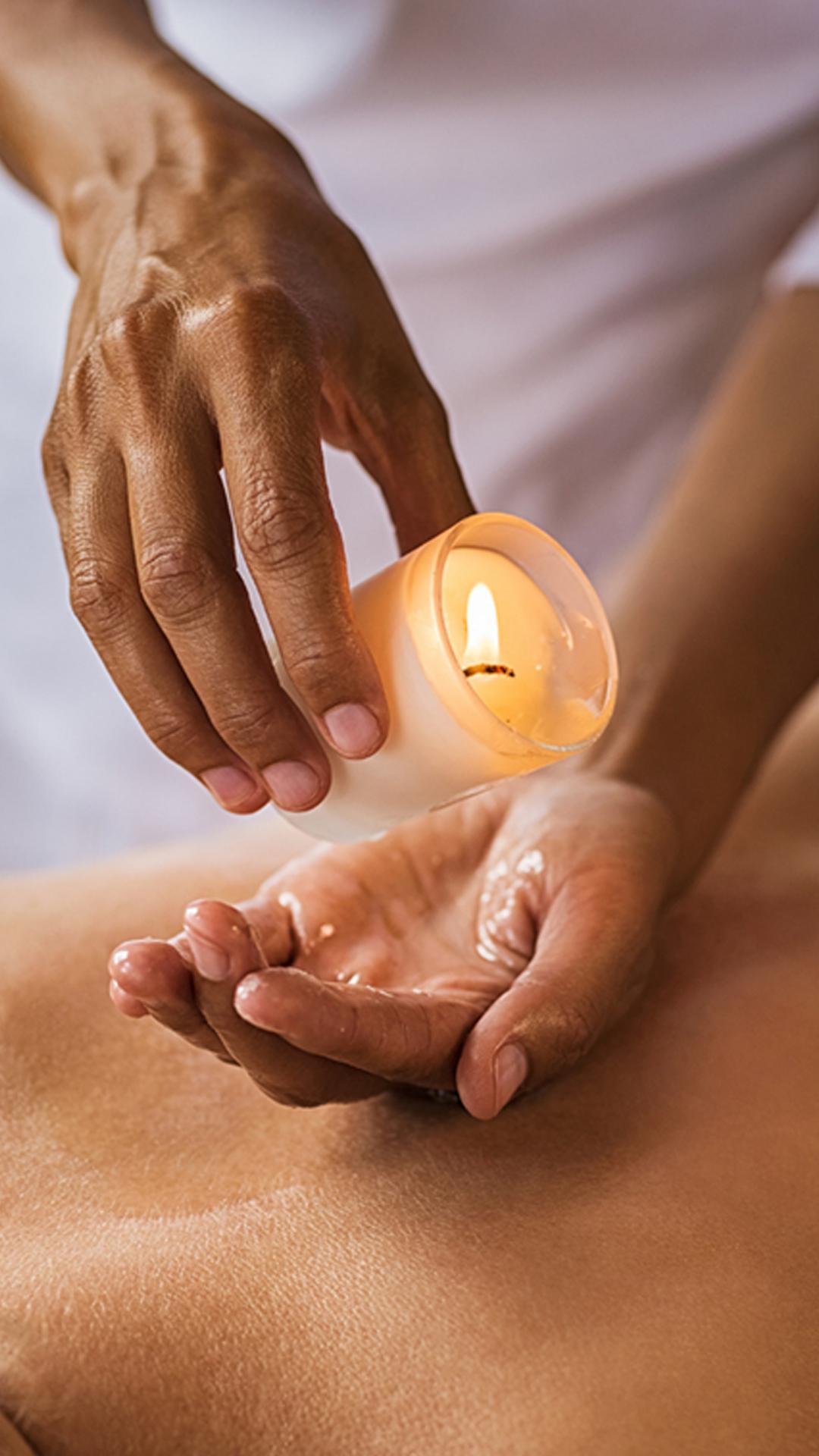 Aroma hot oil massage at Aurora International Spa