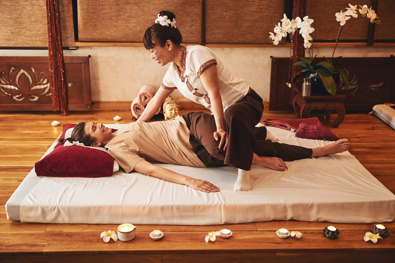 Thai massage at Aurora International Spa